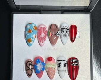 3D One Piece Press-On Nails