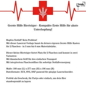 Gerste Hilfe Bierträger - Kompakte Erste Hilfe für aktue Unterhöfung!
