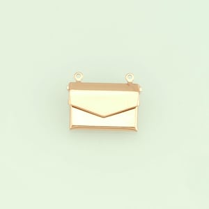 1pcs 18K Gold Filled Envelope Pendant Envelope Charm for DIY Jewelry Finding Necklace Bracelet NY-1233