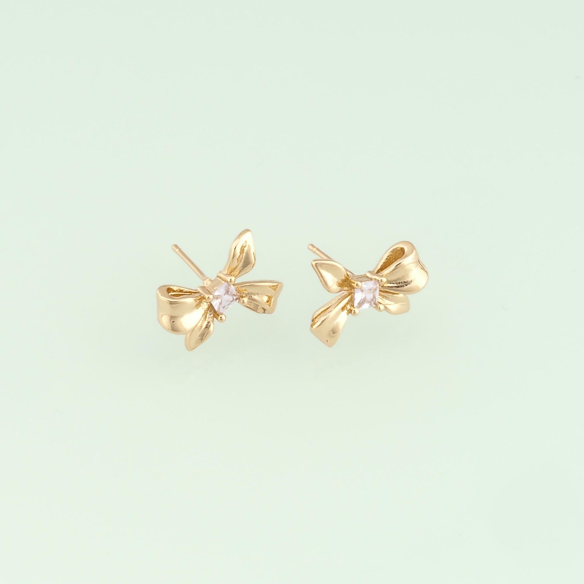 DREMMY STUDIOS Orecchini A Cerchio Minimal – Clip A Perno In Oro 18kt, Design A Forma Di Piegacarte, Eleganti E Semplici Per Donna