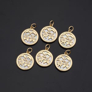 1pcs 18K Gold Filled Boy Girl Pendant Boy Girl Charm for DIY Jewelry Finding Necklace Bracelet AD-777
