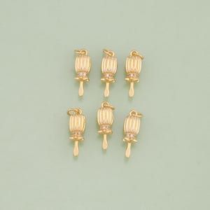 1pcs 18K Gold Filled CZ Screwdriver Pendant Tool Charm for DIY Jewelry Finding Necklace Bracelet AD1974