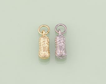 1pcs 18K Gold Filled Peanut Pendant Peanut Charm for DIY Jewelry Finding Necklace Bracelet AD3225