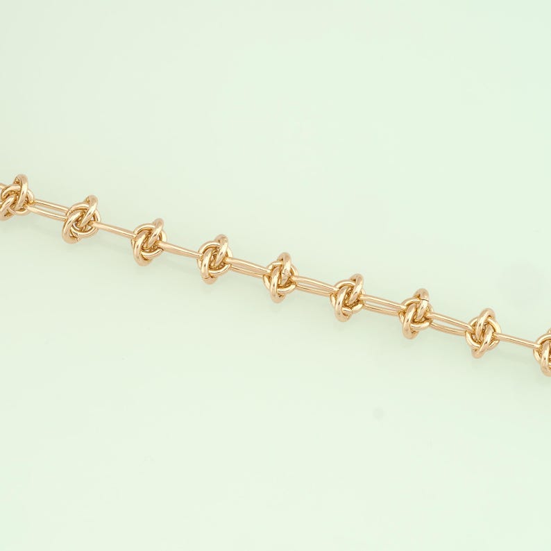 Knot Chain Options 1 Meter 18K Gold Filled Knot Chain Necklace,thin Chain for DIY Jewelry ...