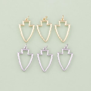 1pcs 18K Gold Filled Arrow Pendant Arrow Charm for DIY Jewelry Finding Necklace Bracelet AD2643
