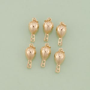 1pcs 18K Gold Filled Hot Air Balloon Pendant Hot Air Balloon Charm for DIY Jewelry Finding Necklace Bracelet AD-2921