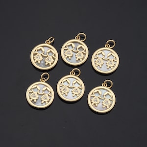 1pcs 18K Gold Filled Boy Girl Pendant Boy Girl Charm for DIY Jewelry Finding Necklace Bracelet AD-776