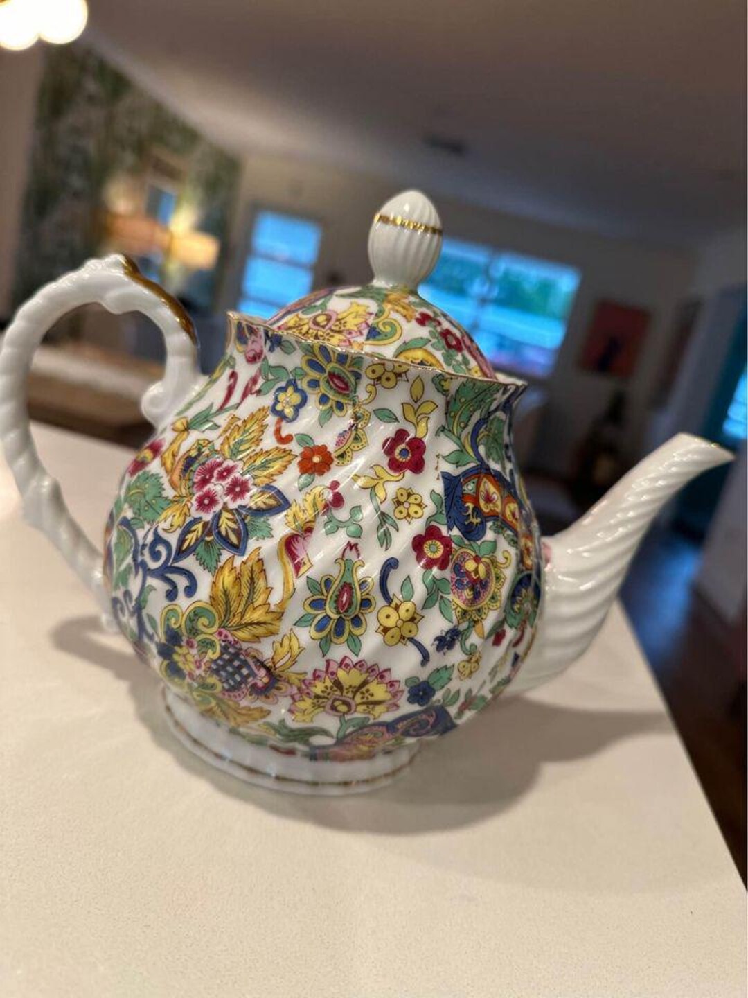 Vintage Lefton Paisley Fantasia Tea Set of 12 - Etsy