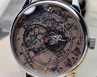 Raketa Soviet Space Watch “Cosmonaut Landing on the Moon”