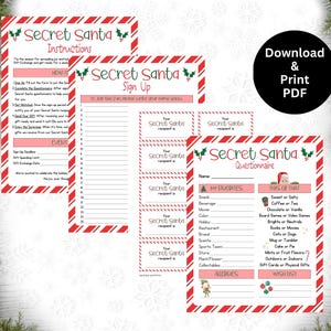 Fragebogen zum Ausdrucken, Fragebogen für Kollegen, Fragebogen zum Ausdrucken, Digitaler Download PDF, Geschenkbörse, Weihnachtswunschliste, Bundle