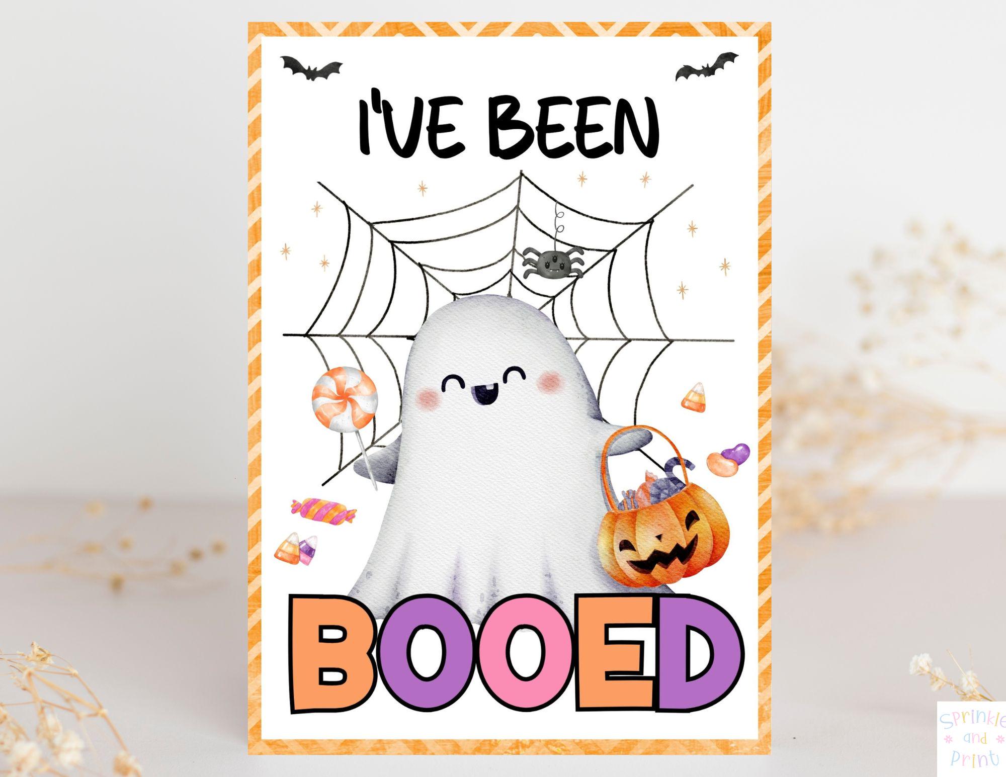 Boo Basket Printable Set, You've Been Booed Sign, Digital Download. We ...