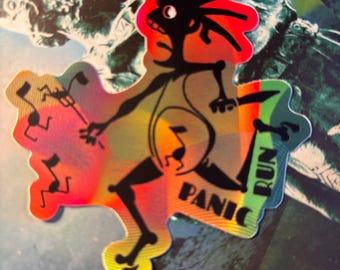 Panic Run Sticker
