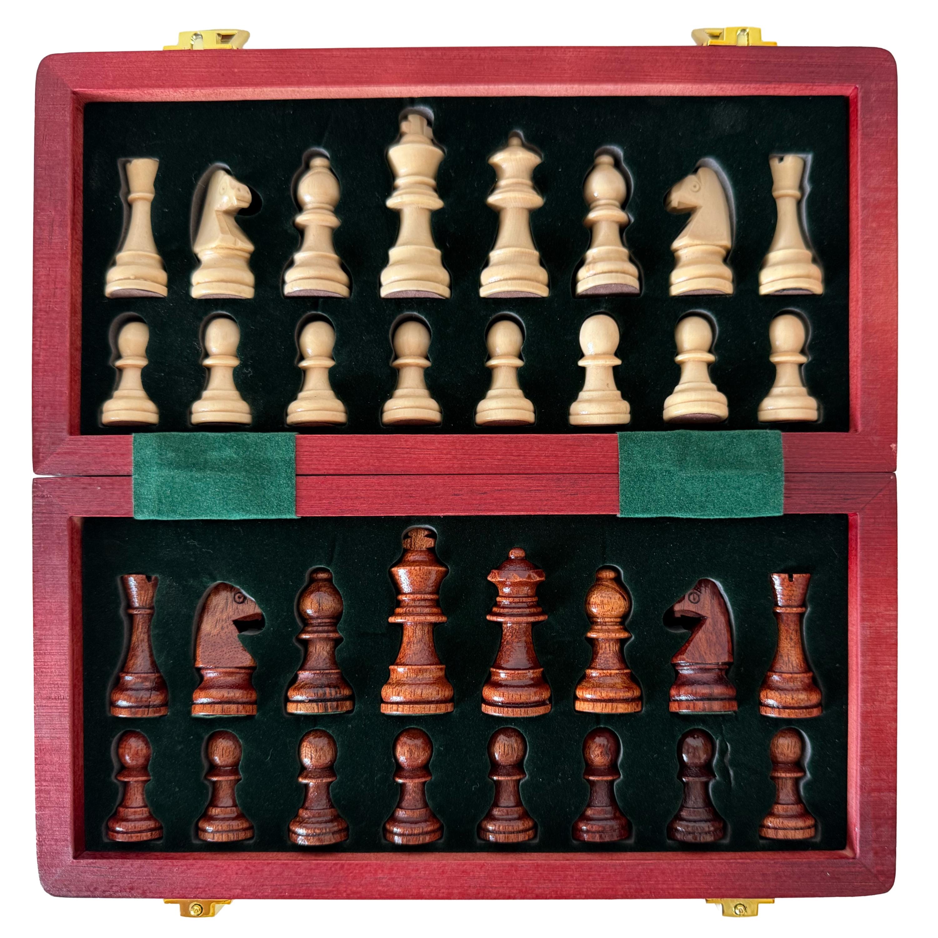 12 inch chess set personalised chess set wooden folding chess set
