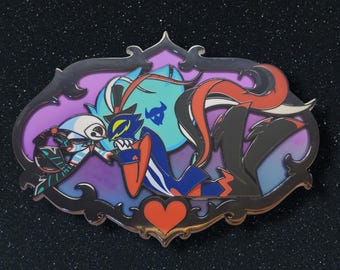 Fizzarozzie Hard Enamel Pin, Stained Glass Limited Edition