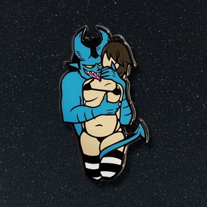 Blue Demon Enamel Pin