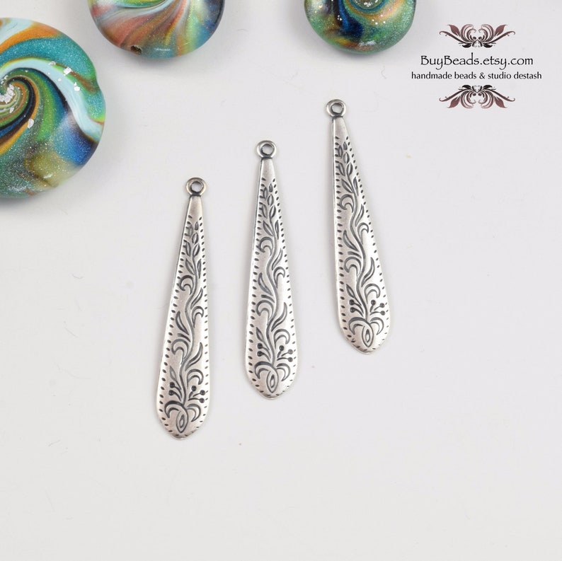 Olive Green Teal Blue Lentil Bead Kit #10 Silver Polymer Clay