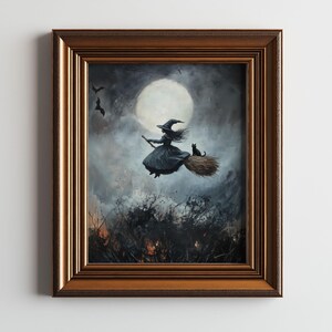 Halloween Art, Witch, Printable wall Art
