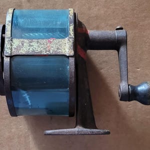Vintage Manual Pencil Sharpener Desk/Wall Mount Cast Iron