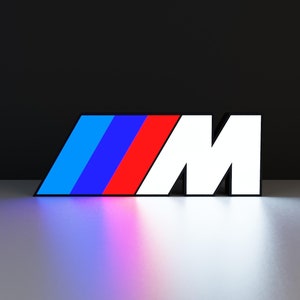BMW M POWER LED Lamp - Handmade, Night Lamp, 3D Printed