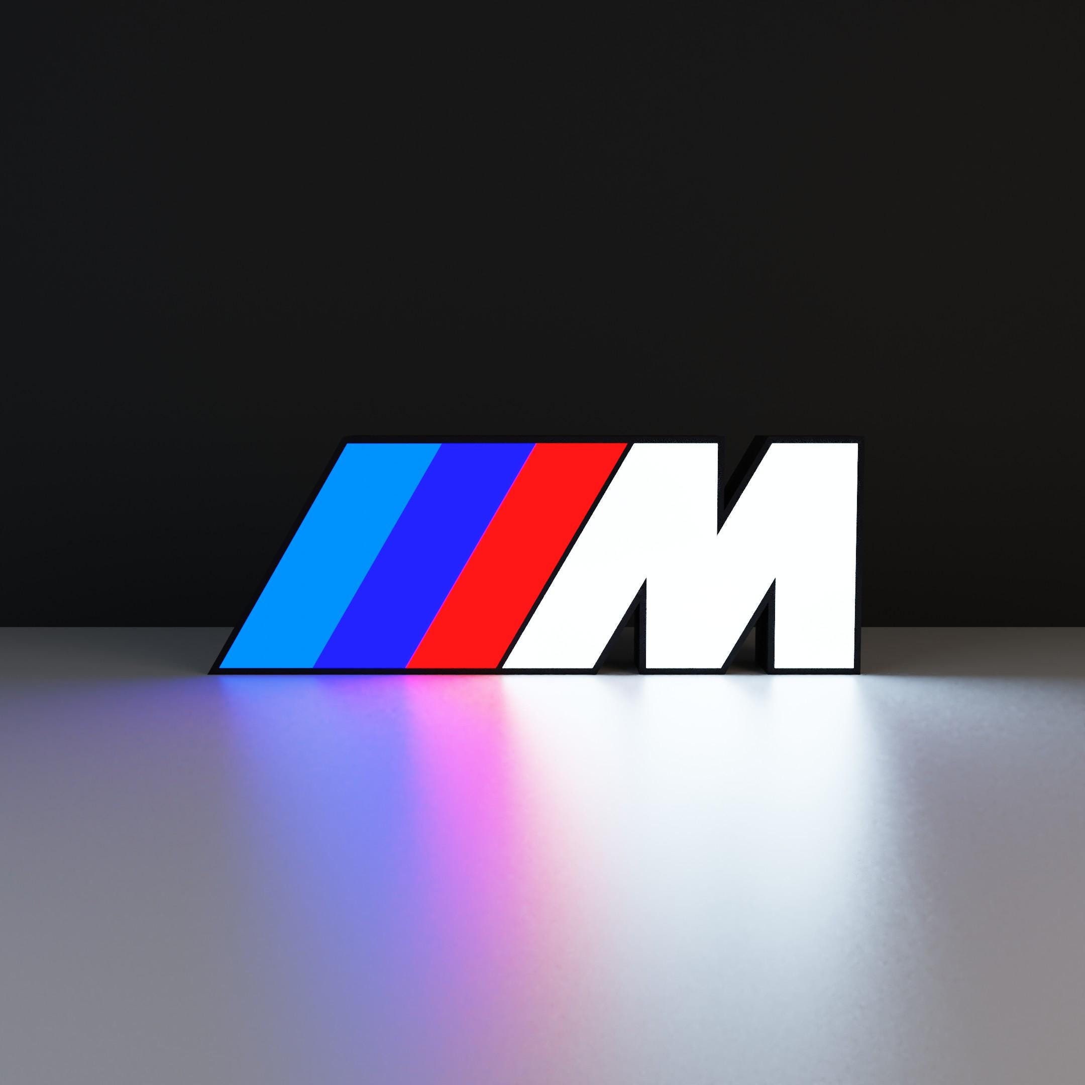 ネオンサイン BMW Mパフォーマンス LED壁飾り USB接続 雰囲気抜群 BMW