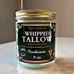 Frankincense Face Cream, Whipped Tallow, All Natural Grassfed Beef Tallow Moisturizer, Mother&#39;s Day Gift