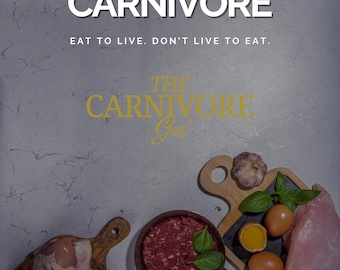 Carnivore Diet Food List: Printable Guide (Digital Download)