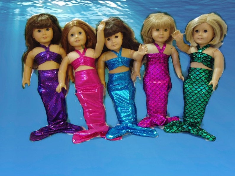 Mermaid Outfit Doll Clothes fits American Girl Dolls Item 557 image 2