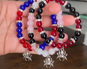 Braccialetti dell'amicizia Spiderman, Best Friend Bff, Halloween, Natale, Corda abbinata, Catena di perline, Braccialetti per coppie, Nuovo, 2025  26