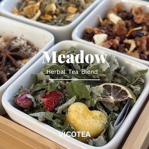 Meadow- Tea Herbal Blend- Organic Tea Blend- Free Gift- Detox -Fast Shipping