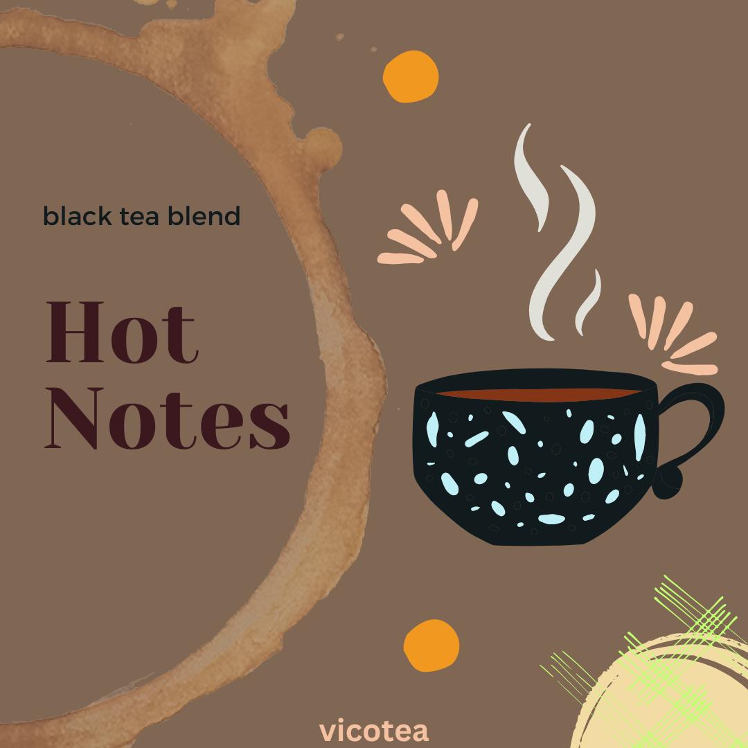 Hot Notes - Black Tea Blend-dessert Tea - Free Gift- Fast Shipping - Etsy