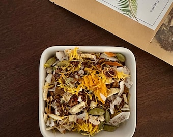 Coconut Chai Rooibos Tea: Vanilla, Spices & Citrus - Caffeine-Free Organic Tea