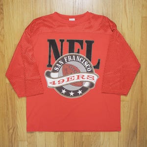 Vintage 90s NFL San Francisco 49ers Football Red Shirt/Jersey - Large