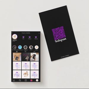 Carte de visite feed Instagram