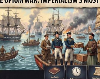 True Stories from History. No-Prep Mini-Lessons. HS World History. The Opium War Imperialisms Most Shameless  Conflict.  No textbook needed