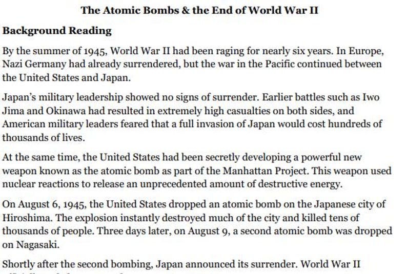 No Prep. Ready to Print. HS US or World History. World War II Unit – 6 ...