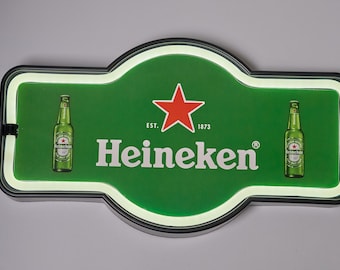 Heineken LED Neon Sign 17" x 10" Bar Wall Decor (USB/Plug-in)