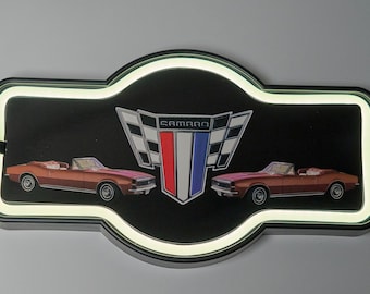 Chevrolet Camaro LED Neon Sign: 17" x 10" Wall Decor Light