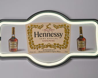 Hennessy Cognac LED Neon Sign 17" x 10" Bar Wall Light Home Decor