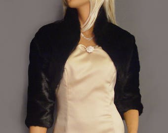 black evening bolero
