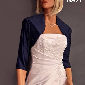 Blue bolero jackets for evening dresses top
