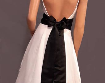 Satin wedding sash bridal belt prom evening pageant tie bridesmaid belt SSH100 AVL IN black and 18 other colors CHOOSE Length & Width