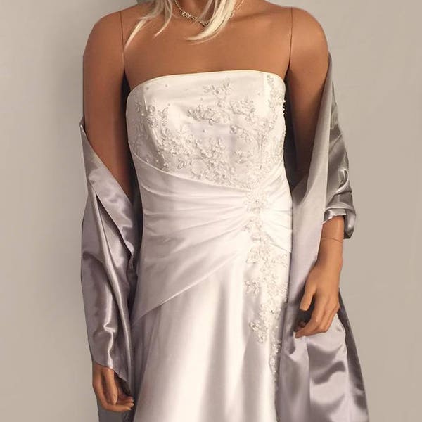shawl for satin dress