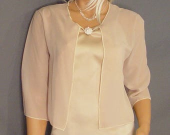 chiffon evening jackets