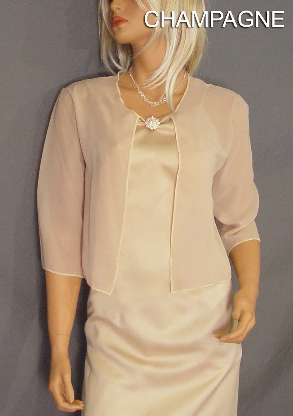 sheer gold jacket