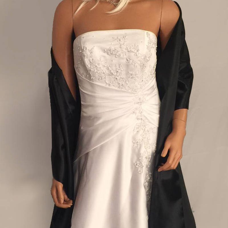 Dark Sandway Satin Shawl
