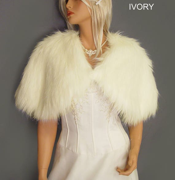 fur shawl jacket