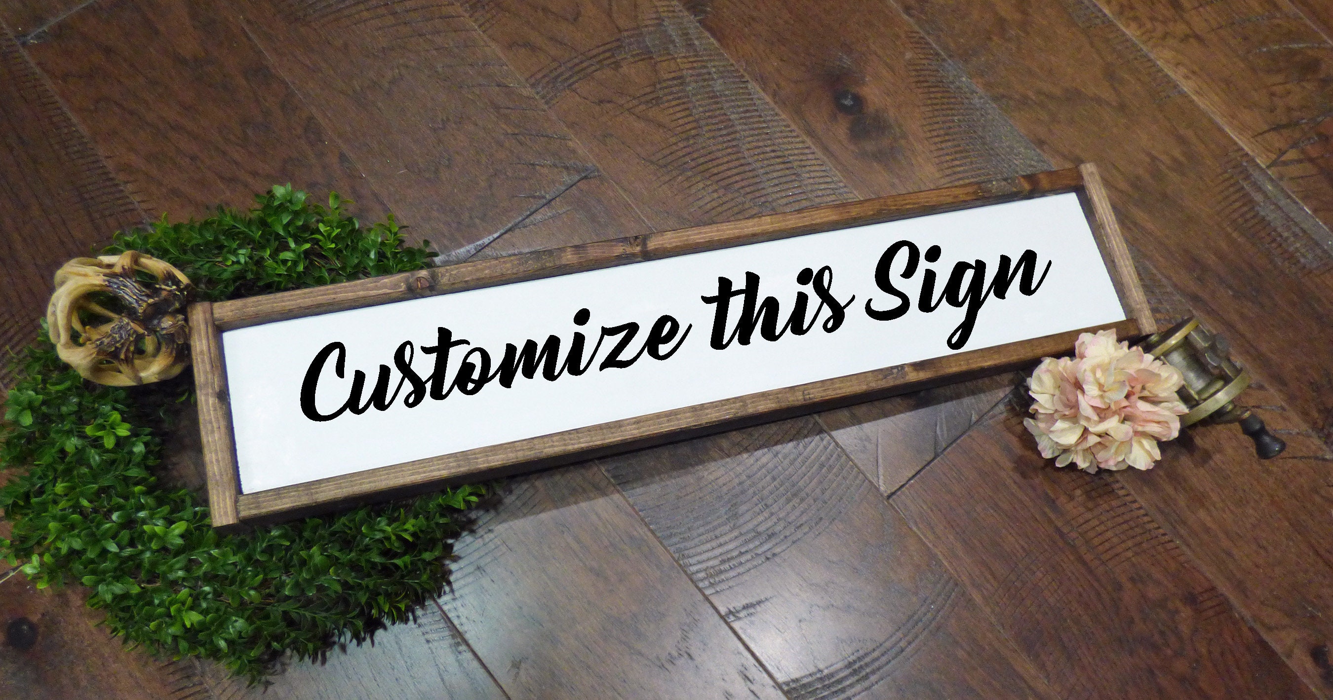 Custom Framed Sign / Personalized sign / Made to order Sign / Etsy