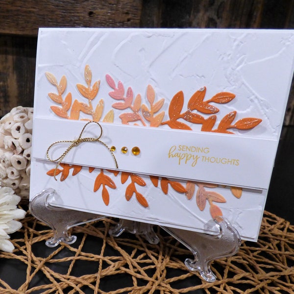 Sending Happy Thoughts Handmade Greeting Card All Occasion Card Happy Birthday Happy Mother's Day Thank You Thinking of You Notecard