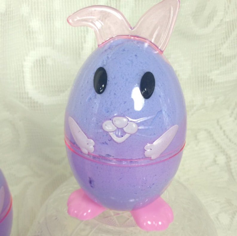 Easter basket gifts rabbit eggs in blueberry muffin scent 6 Easter theme slime party favors icee cloud chick eggs in bubblegum scent