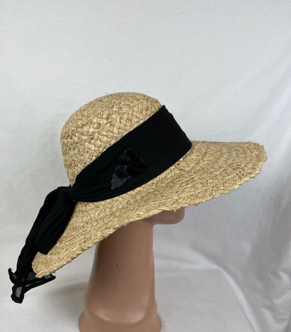 Acka CA4LA】 scarf straw hat